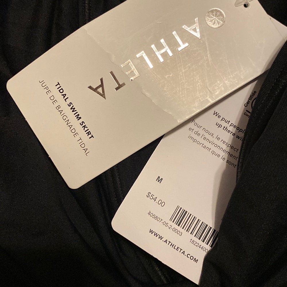 🖤 Athleta Tidal Skirt // Black #405807 - Picture 6 of 9
